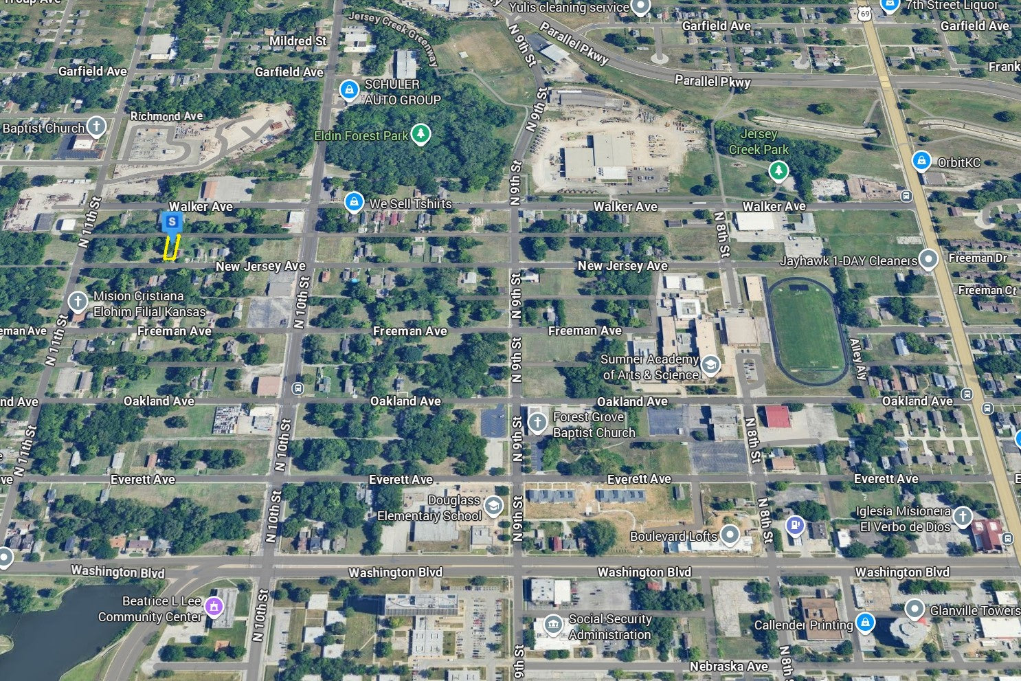 0.11 Acre Kansas City, Wyandotte County, KS (Power, Water, & Paved Road)