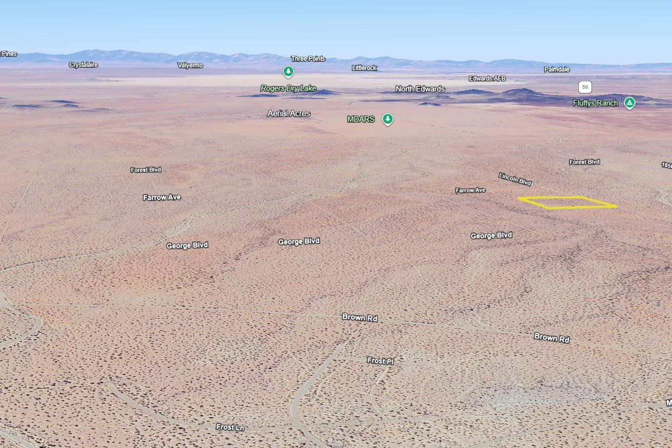 10 Acres California City, Kern County, CA