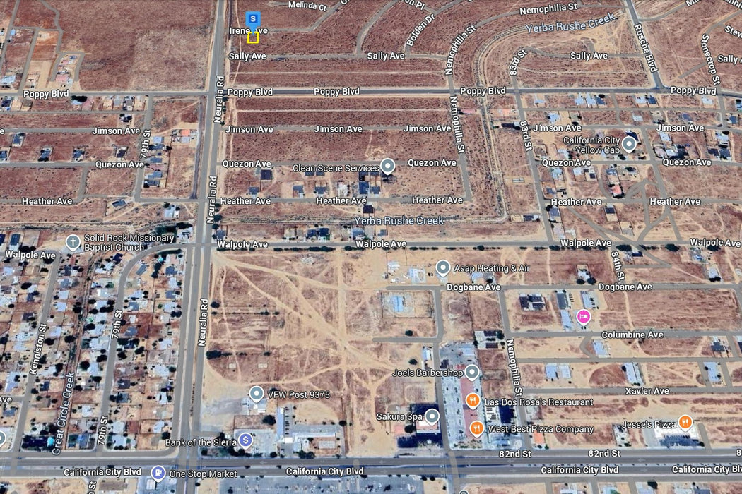 0.15 Acre California City, Kern County, CA (Water)