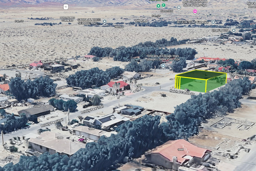 0.31 Acre Desert Hot Springs, Riverside County, CA (Power, Water, & Paved Road)