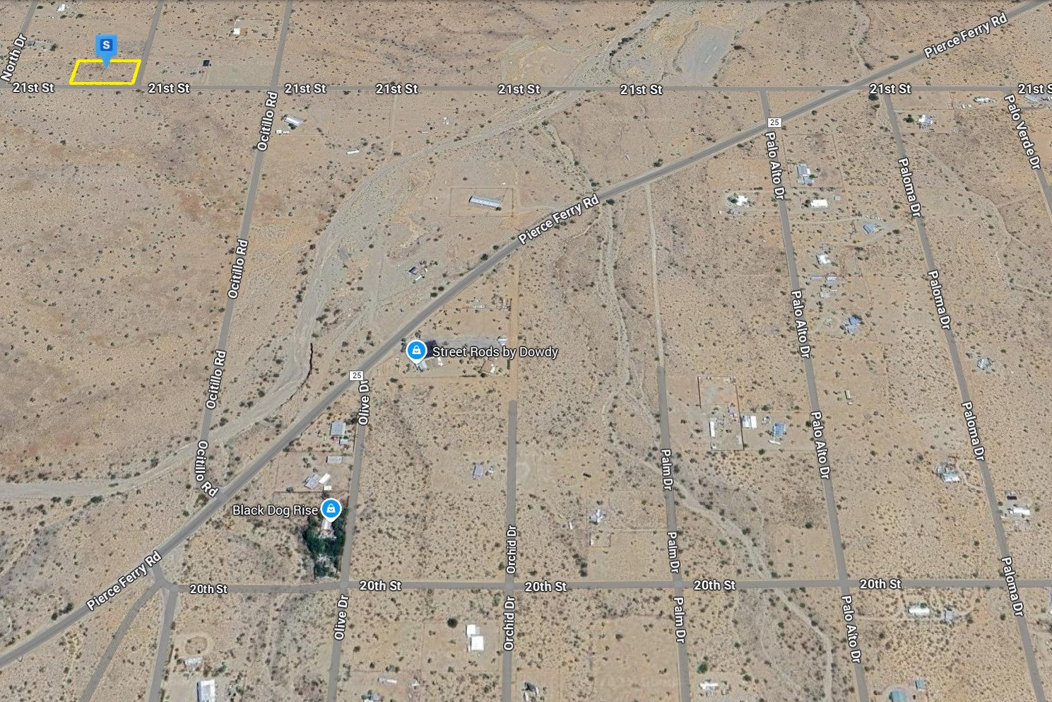 1.05 Acres Dolan Springs, Mohave County, AZ (Power)