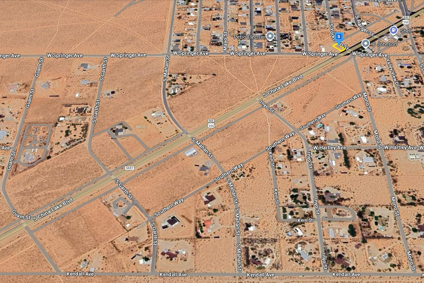 0.16 Acre Ridgecrest, Kern County, CA (Power, Water, & Paved Road)