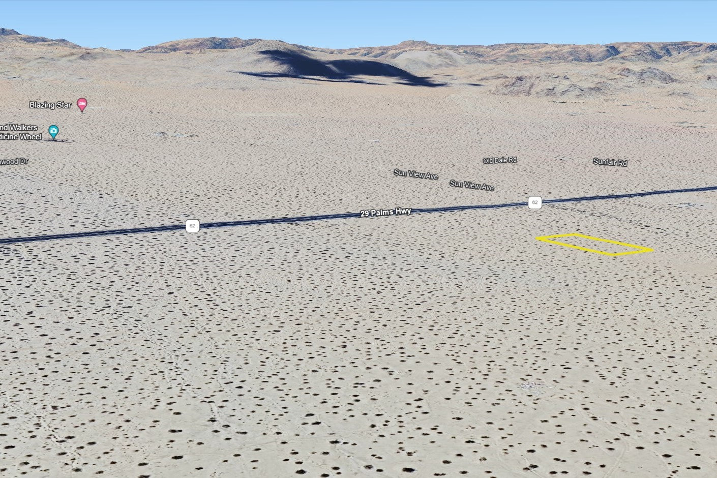 1.25 Acres Joshua Tree, San Bernardino County, CA