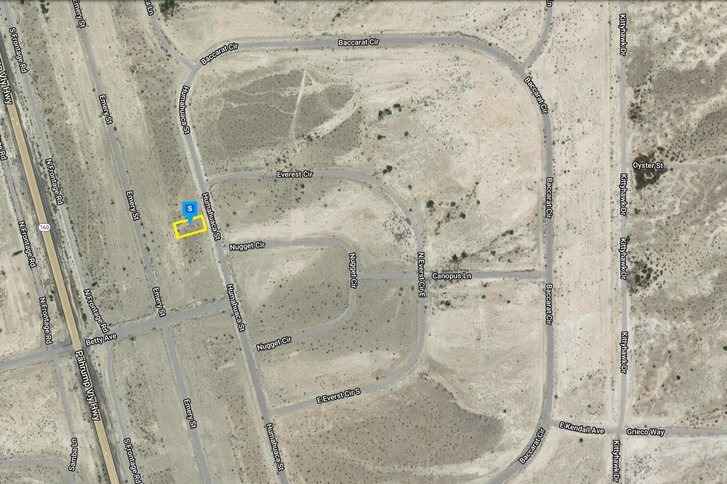 0.26 Acre Pahrump, Nye County, NV (Commercial Lot & Paved Road)