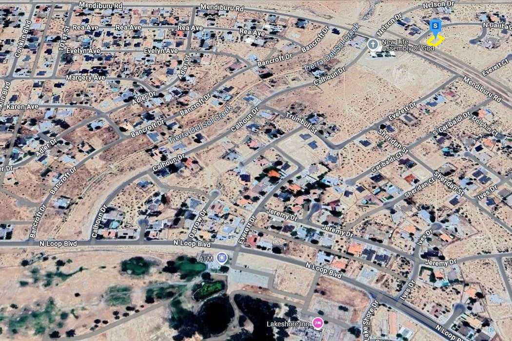 0.21 Acre California City, Kern County, CA (Power, Water, & Paved Road)