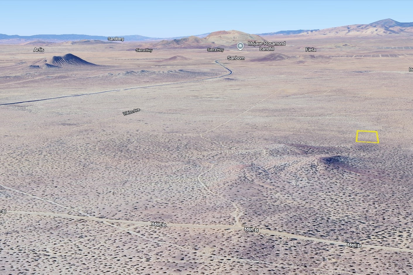 2.56 Acres Mojave, Kern County, CA