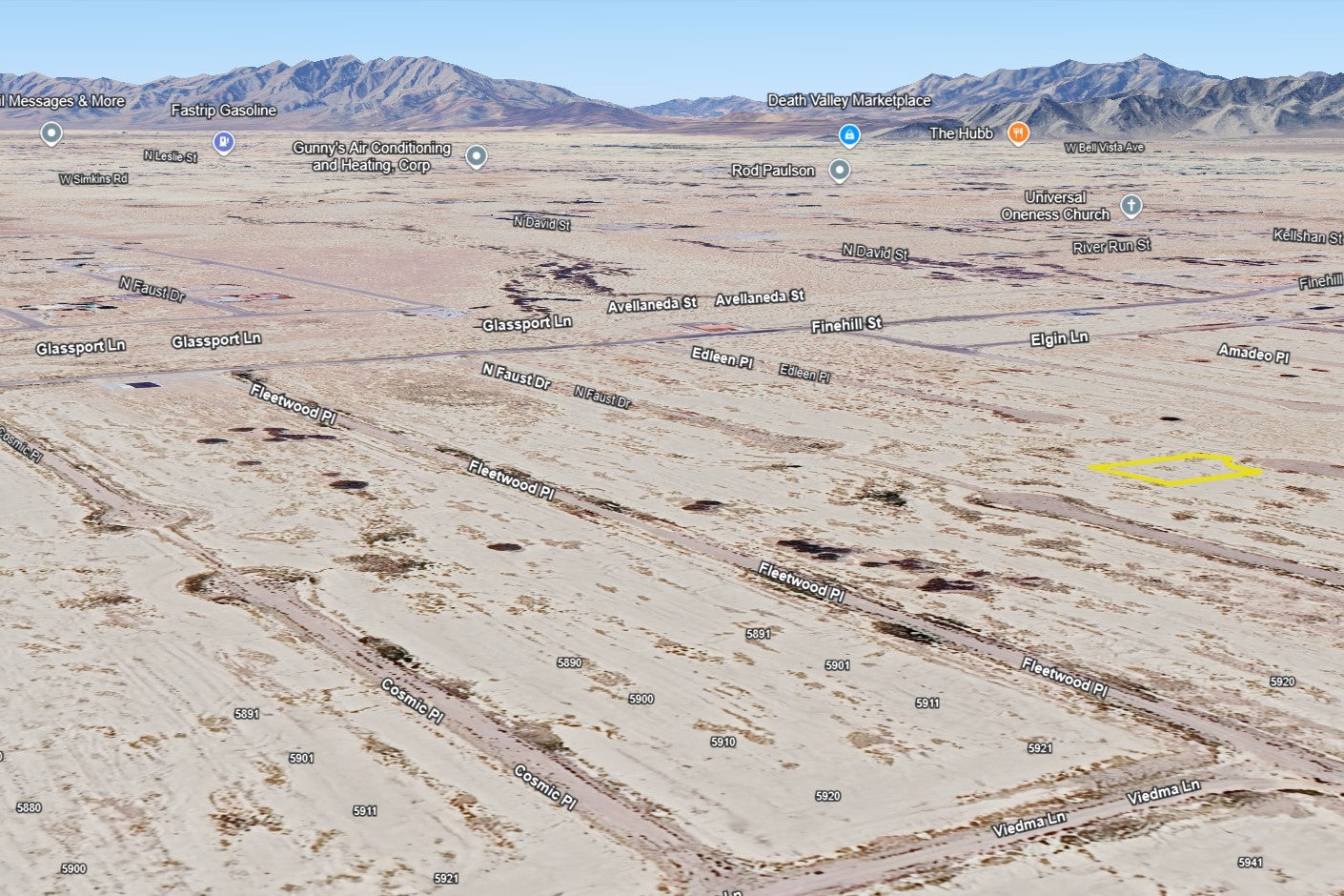 0.2590 Acre Pahrump, Nye County, NV