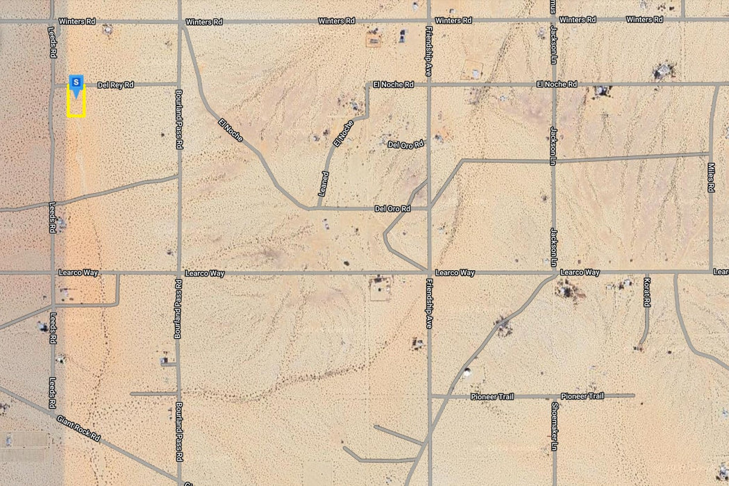 1.25 Acres Twentynine Palms, San Bernardino County, CA (Power)