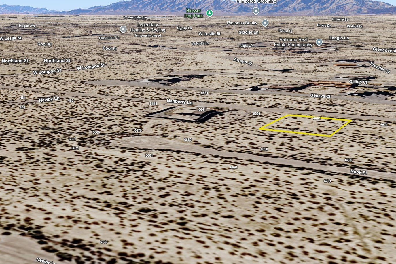 0.2020 Acre Pahrump, Nye County, NV (Power)