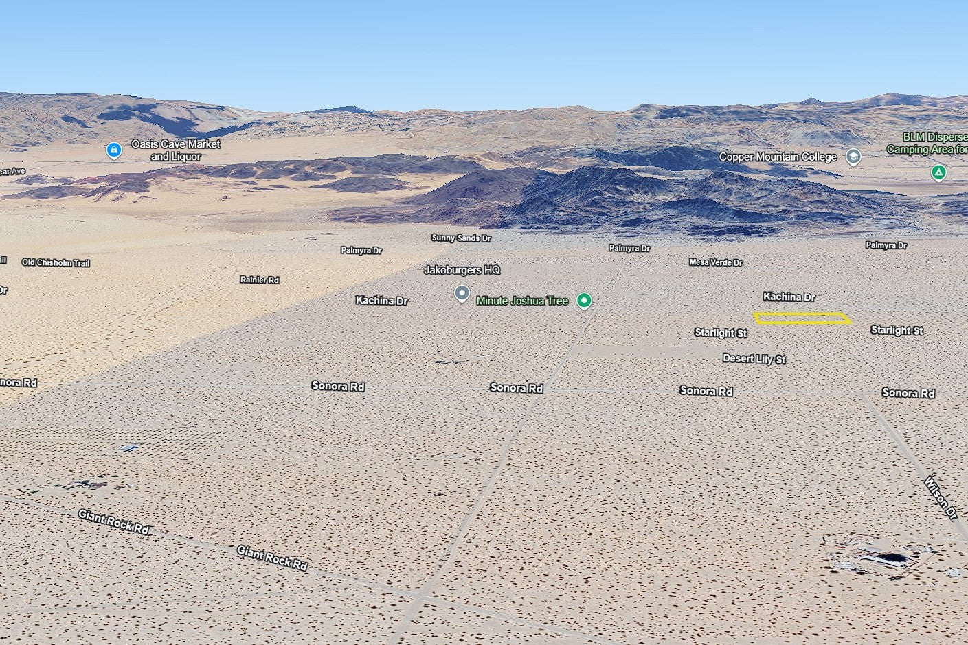 2.50 Acres Joshua Tree, San Bernardino County, CA
