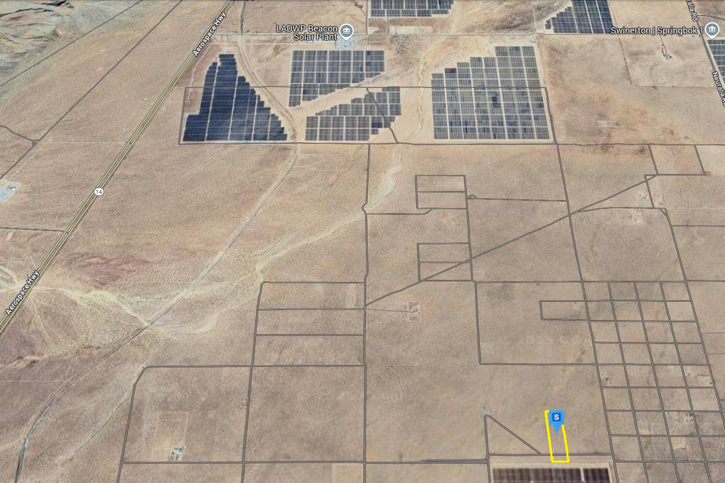 10 Acres Mojave, Kern County, CA (Power)