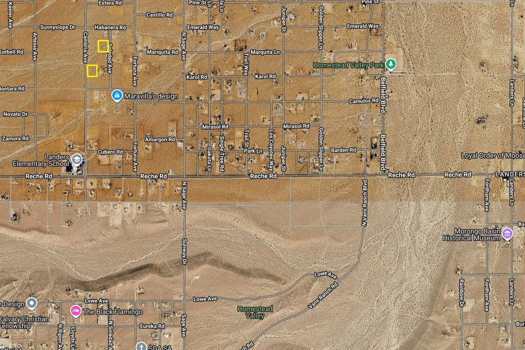 4.53 Acres Landers, San Bernardino County, CA (Power & Water)