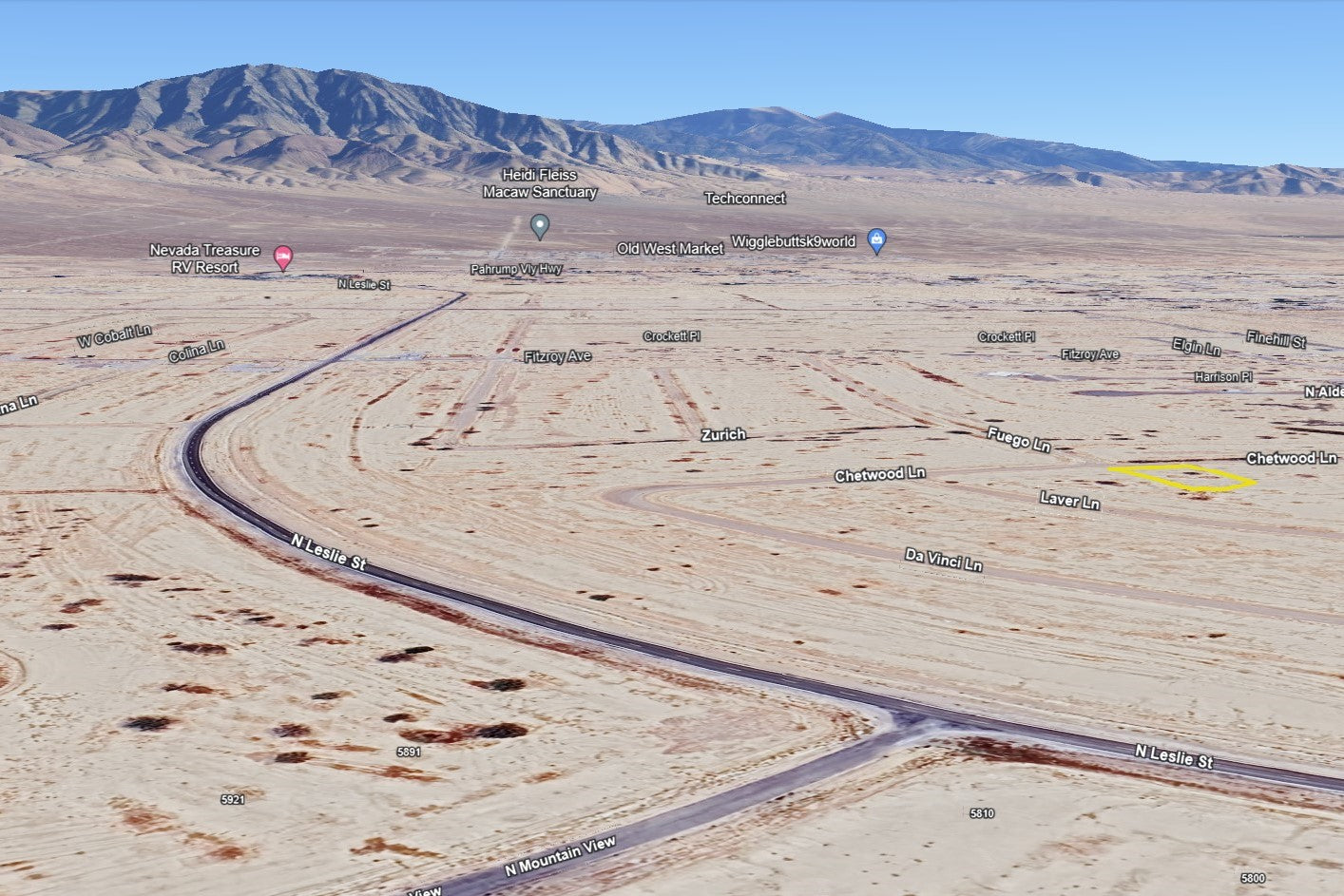 0.3160 Acre Pahrump, Nye County, NV