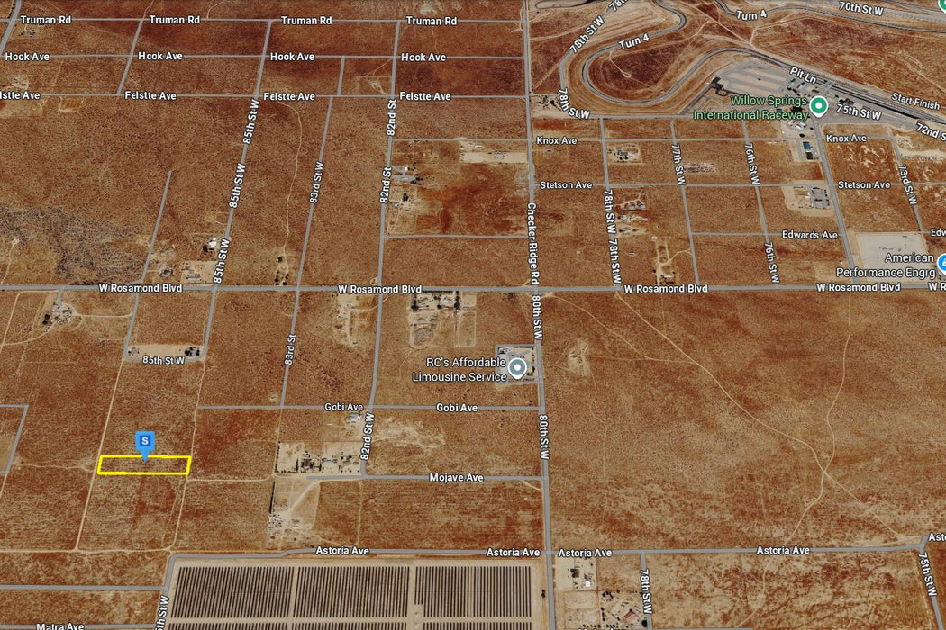 2.50 Acres Rosamond, Kern County, CA
