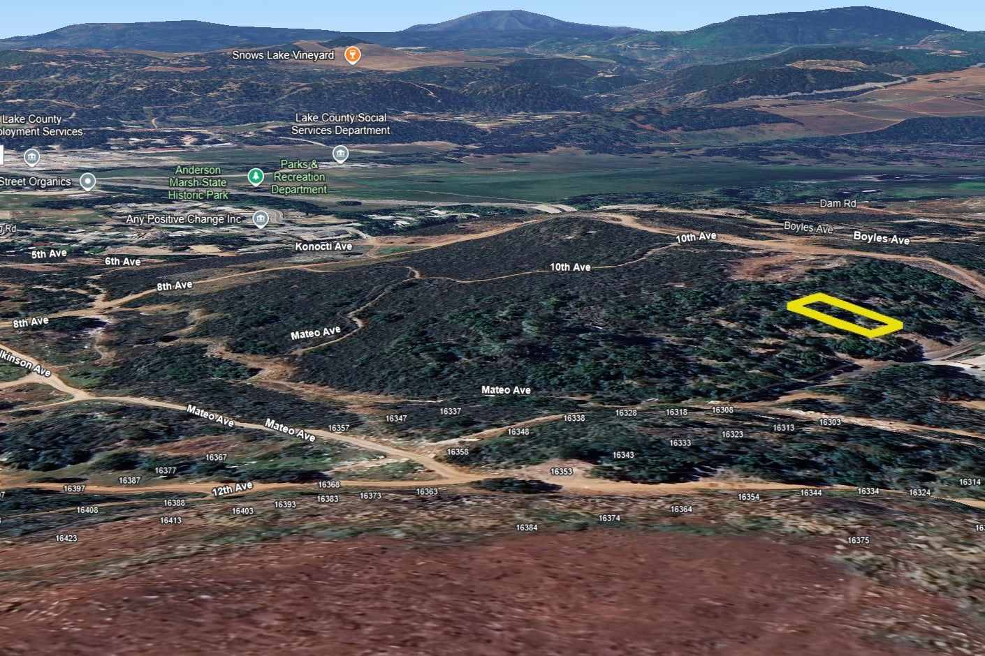 0.11 Acre Clearlake, Lake County, CA (Power & Water)