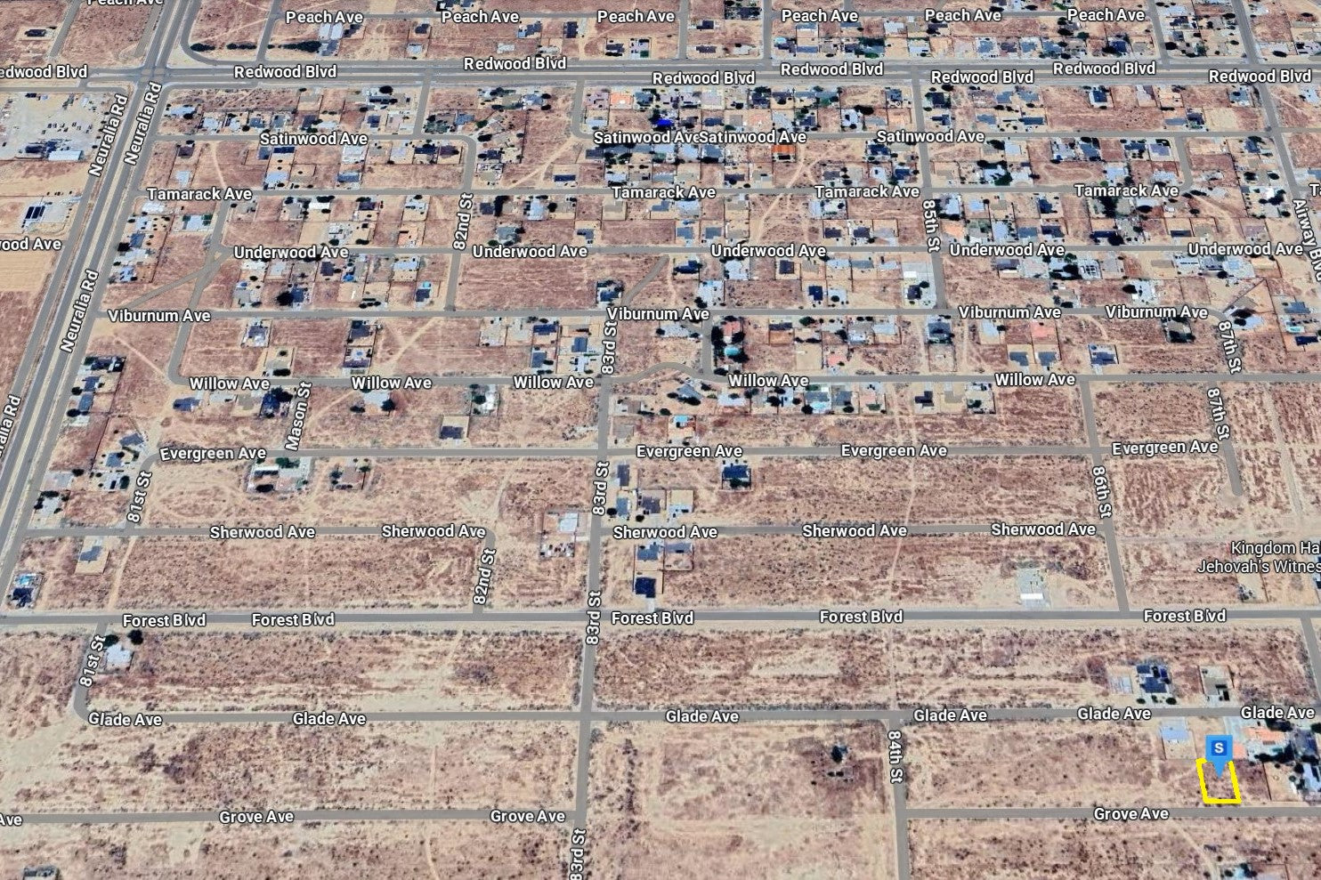 0.22 Acre California City, Kern County, CA (Power & Water)