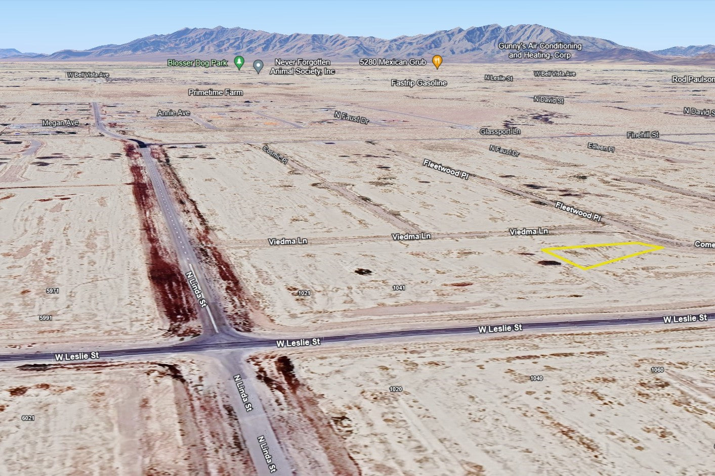 0.2860 Acre Pahrump, Nye County, NV