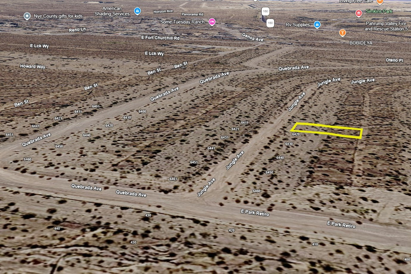 0.12 Acre Pahrump, Nye County, NV (Power)