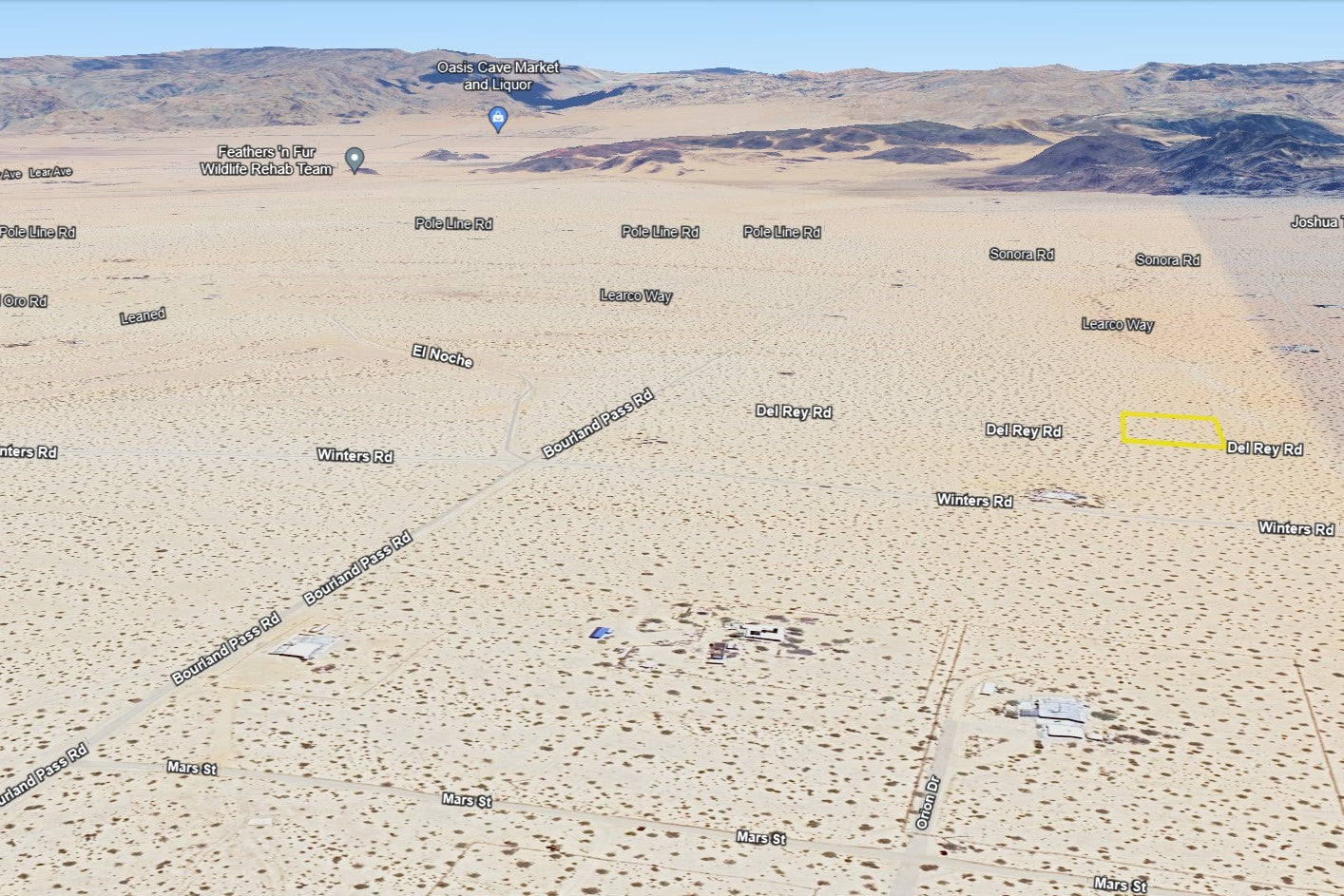 1.25 Acres Twentynine Palms, San Bernardino County, CA (Power)