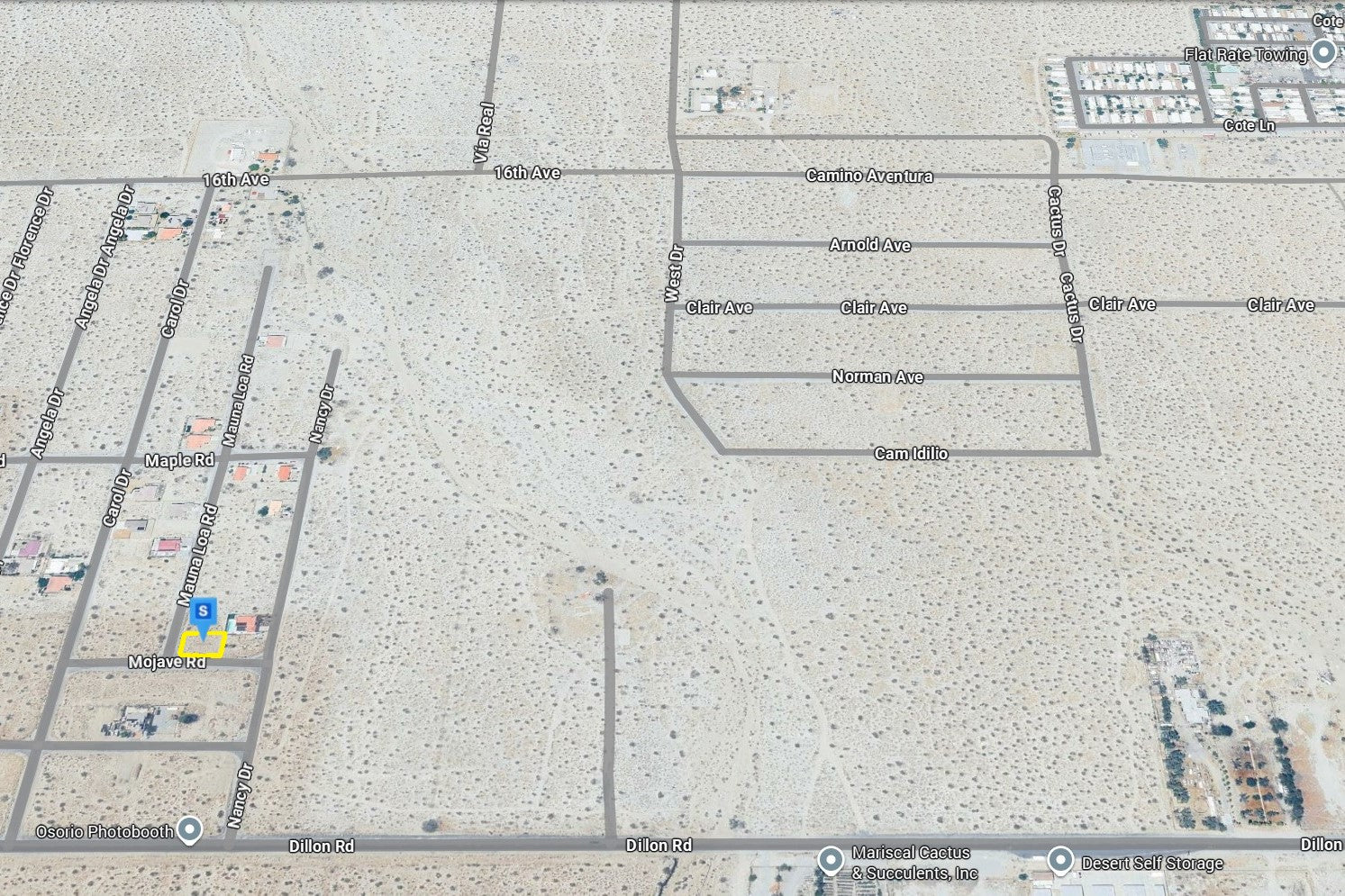 0.18 Acre Desert Hot Springs, Riverside County, CA (Power, Water, & Paved Road)