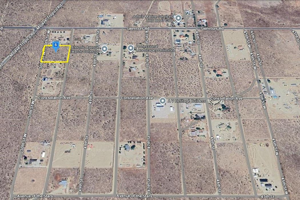 2.48 Acres Rosamond, Kern County, CA (Power)
