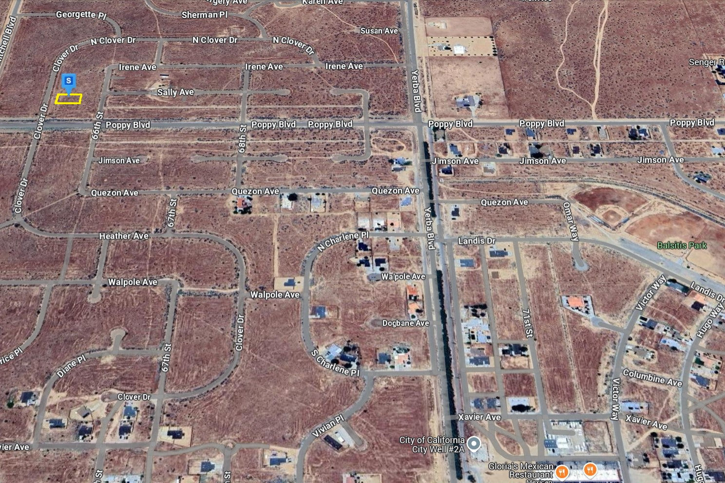 0.27 Acre California City, Kern County, CA (Water)