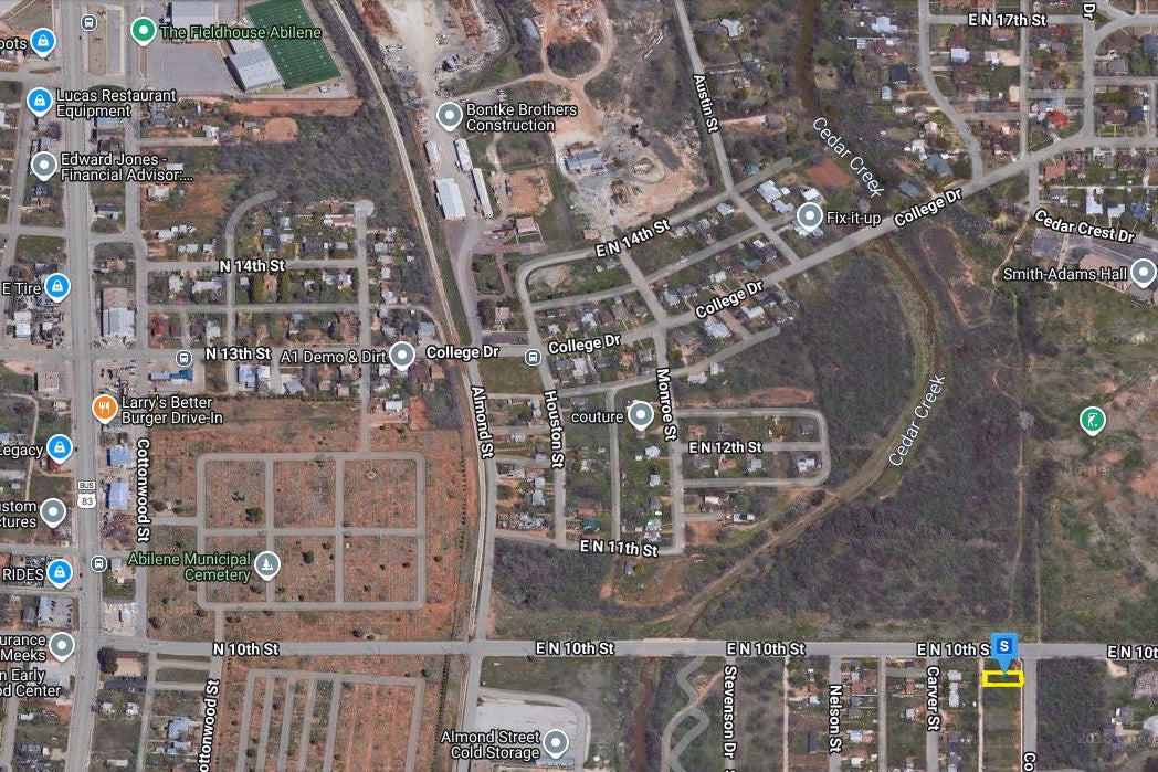 0.13 Acre Abilene, Taylor County, TX (Power, Water, & Paved Road)