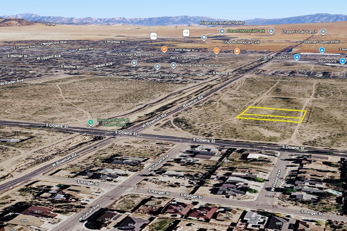 2.01 Acres Ridgecrest, Kern County, CA (Water)