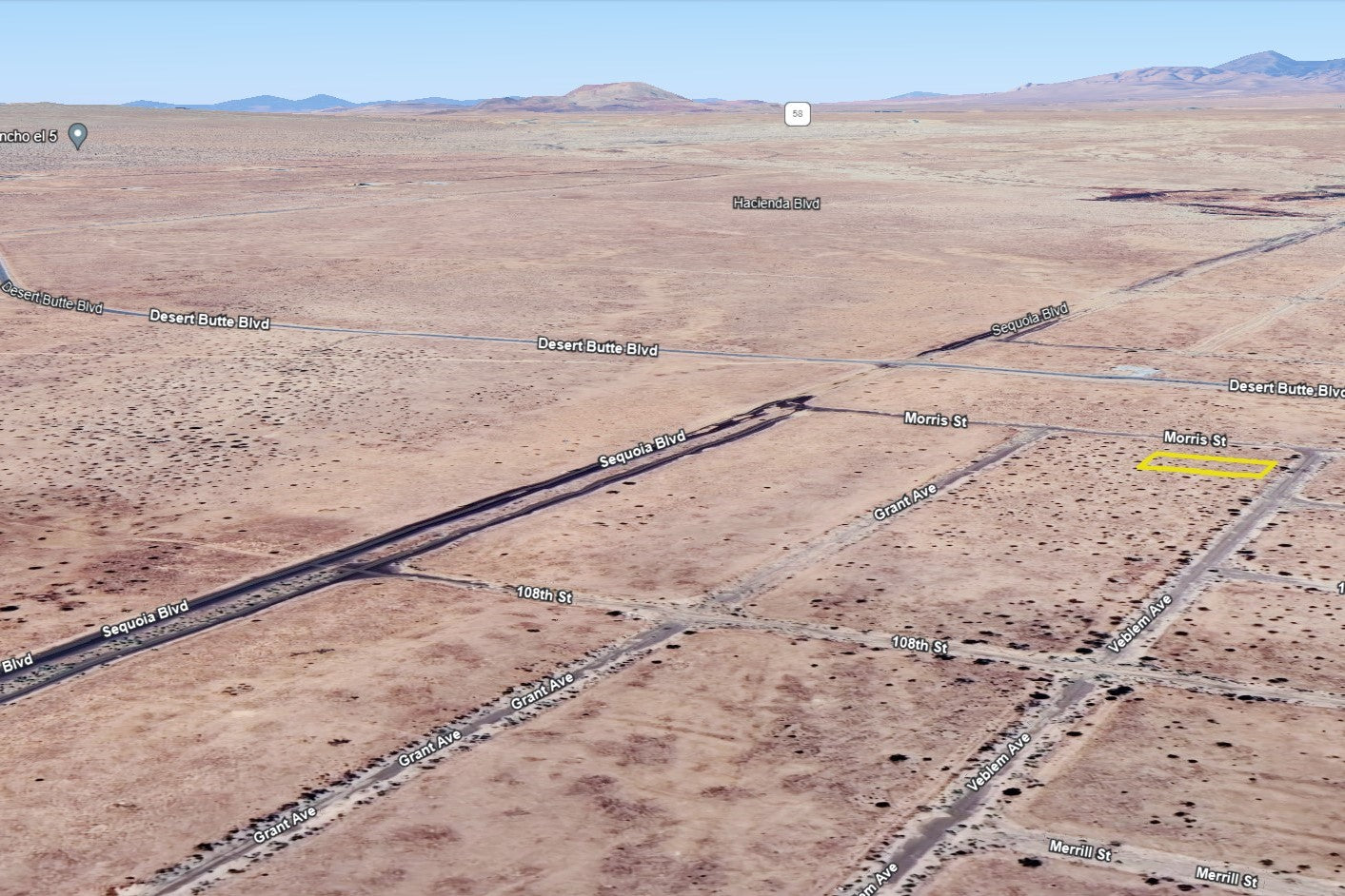 0.23 Acre California City, Kern County, CA