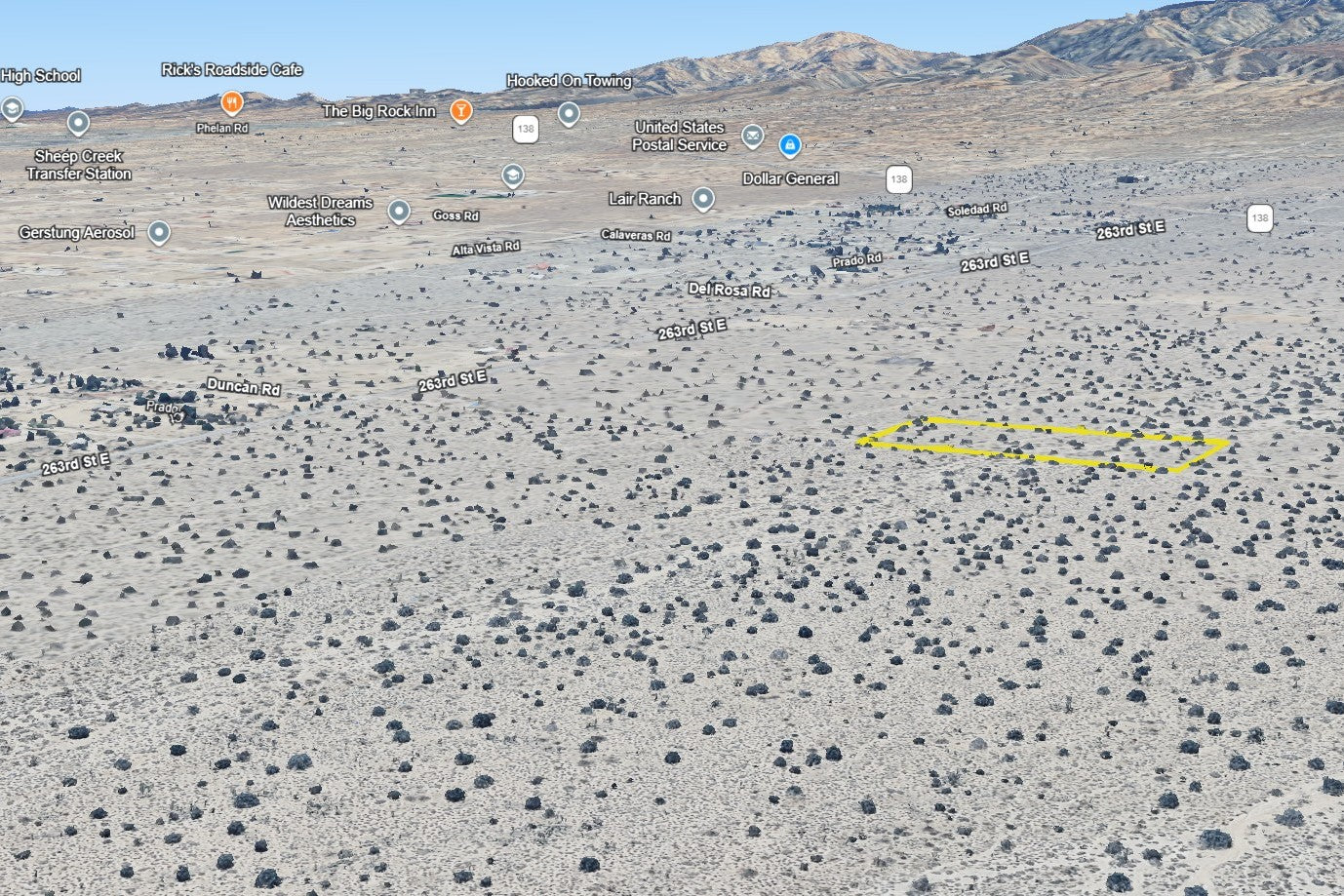 4.95 Acres Llano, Los Angeles County, CA