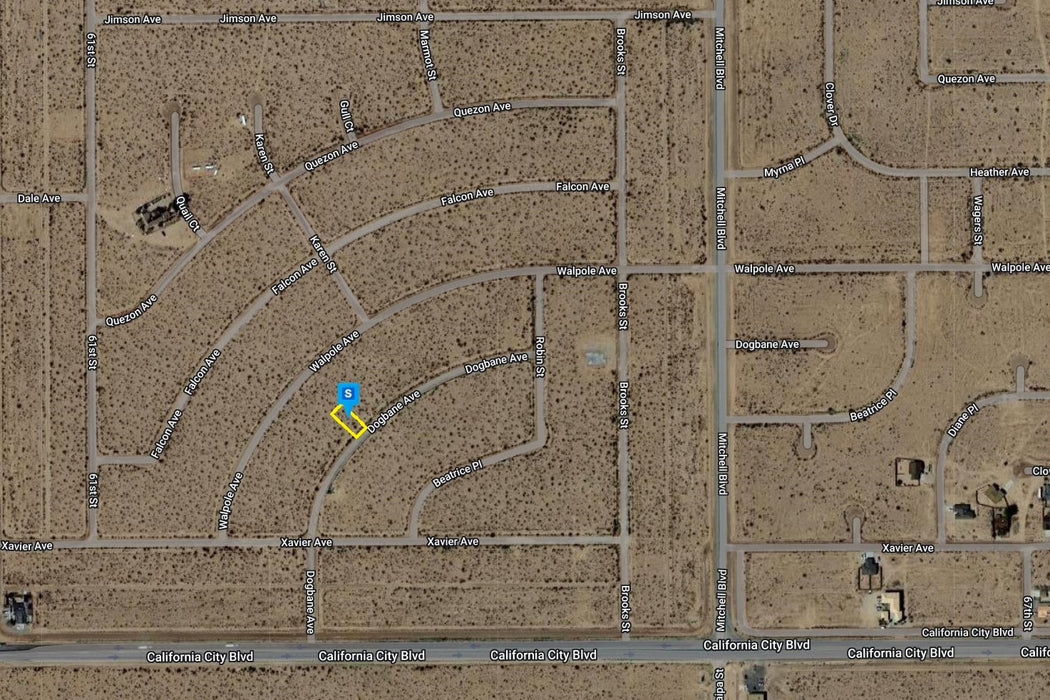 0.15 Acre California City, Kern County, CA