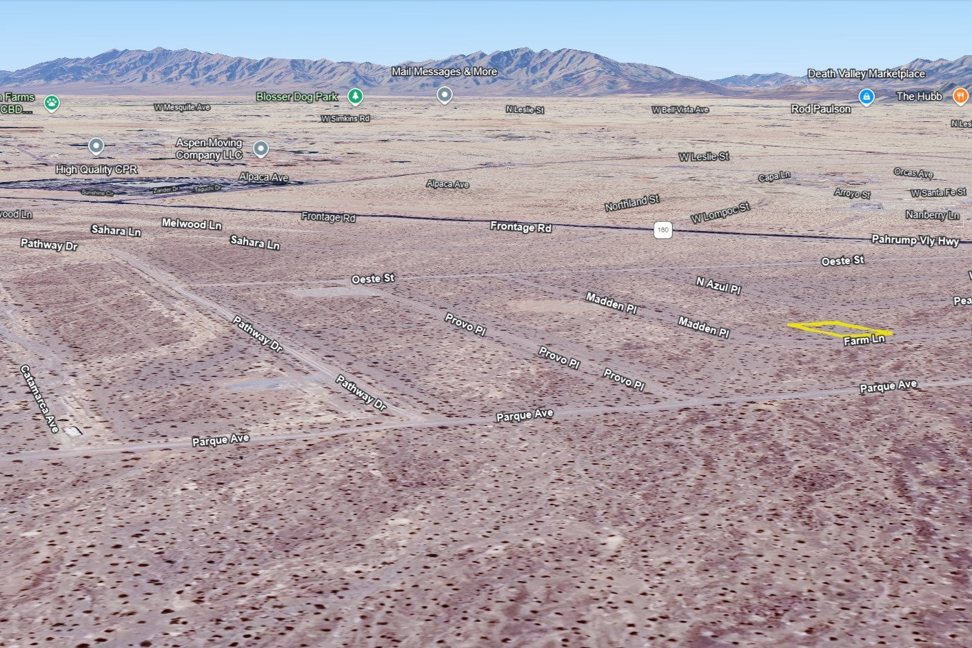 0.20 Acre Pahrump, Nye County, NV (Power)