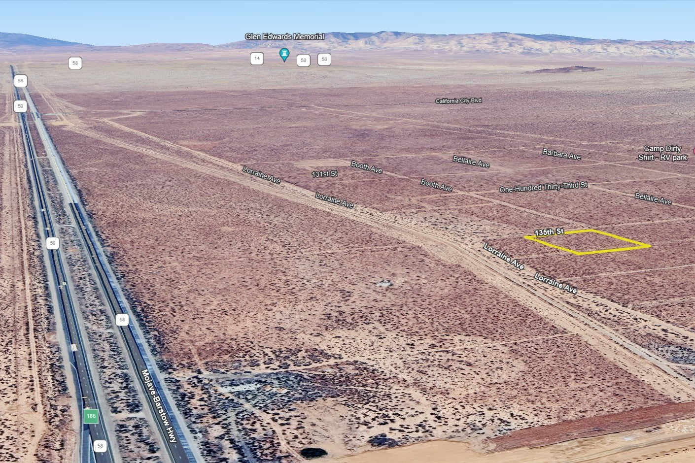 2.58 Acres Edwards, Kern County, CA