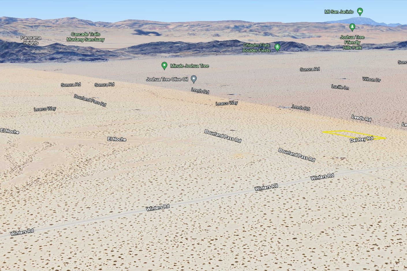 1.25 Acres Twentynine Palms, San Bernardino County, CA