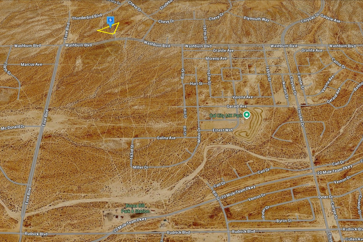 2.50 Acres California City, Kern County, CA