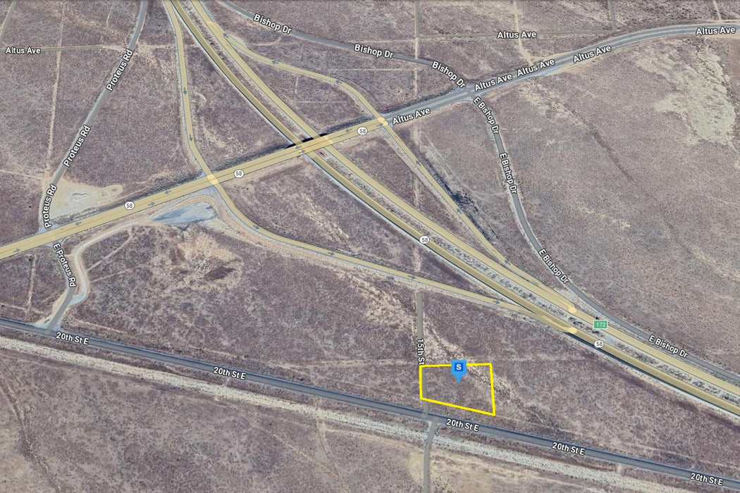 1.84 Acres Mojave, Kern County, CA (Commercial Lot, Power, & Paved Road)