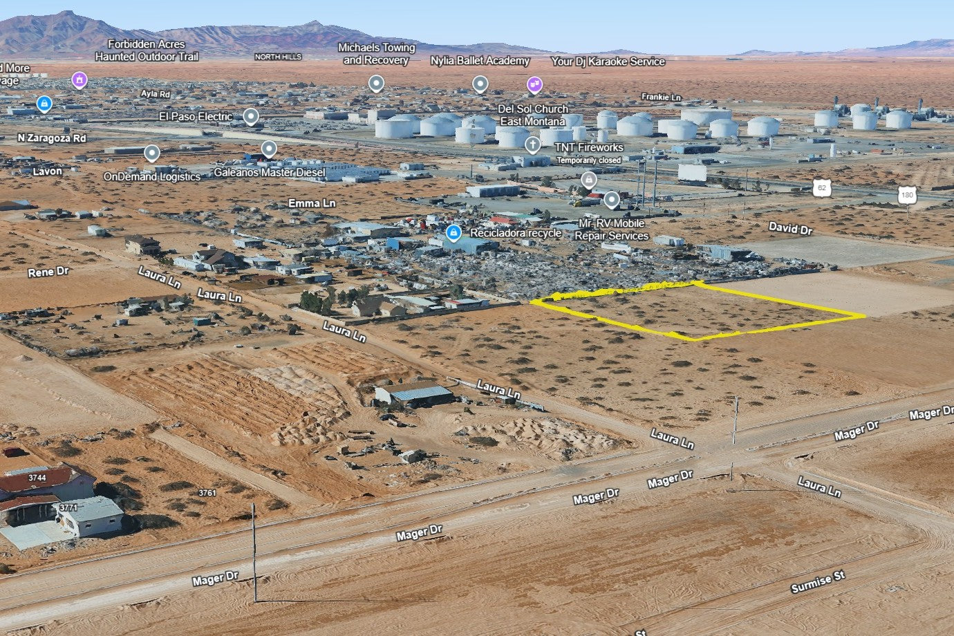 2 Acres El Paso, El Paso County, TX (Power)