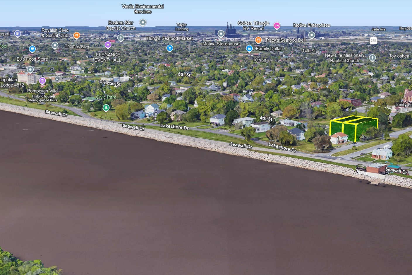 0.22 Acre Port Arthur, Jefferson County, TX (Power, Water, & Paved Road)