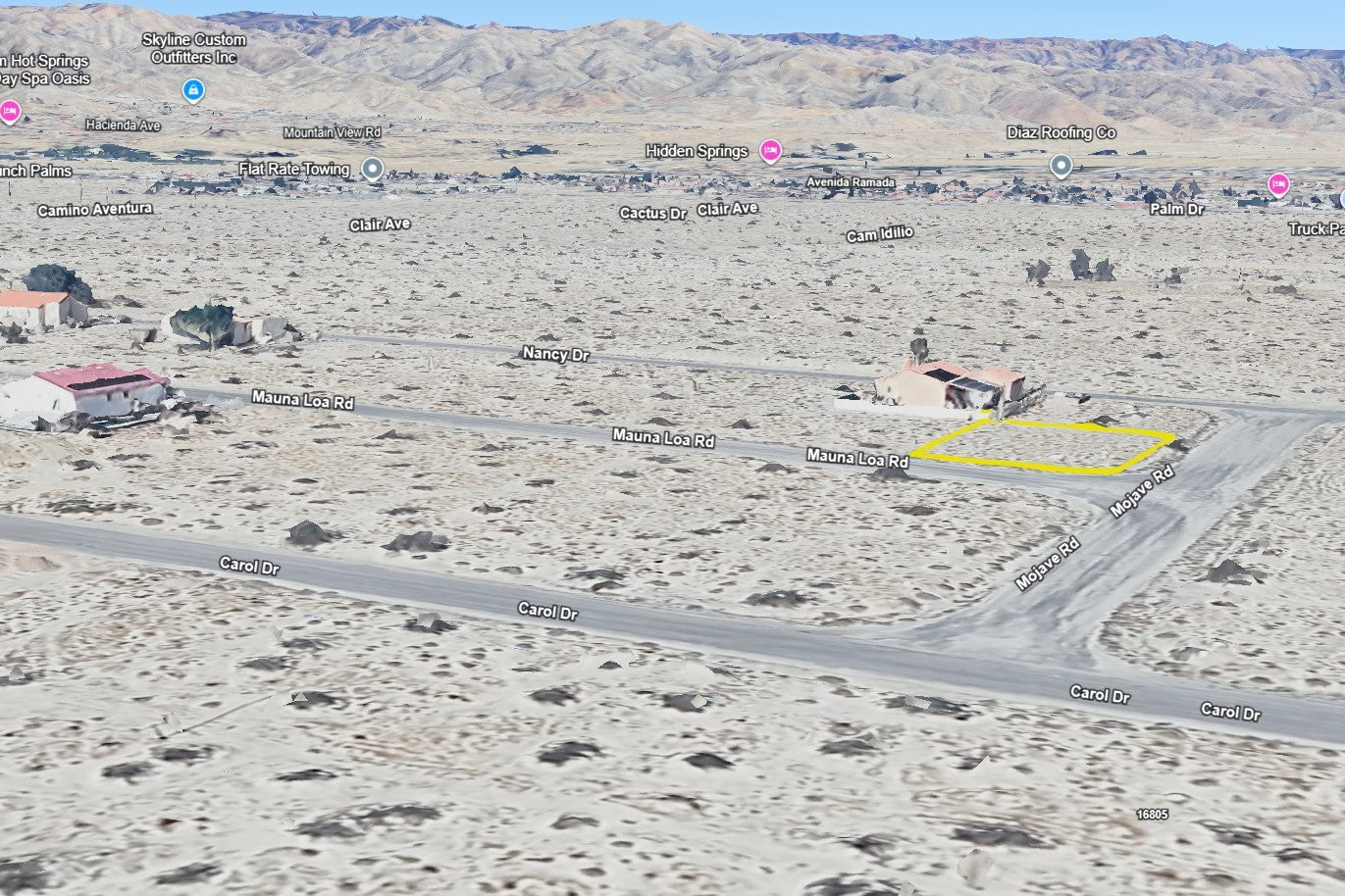 0.18 Acre Desert Hot Springs, Riverside County, CA (Power, Water, & Paved Road)