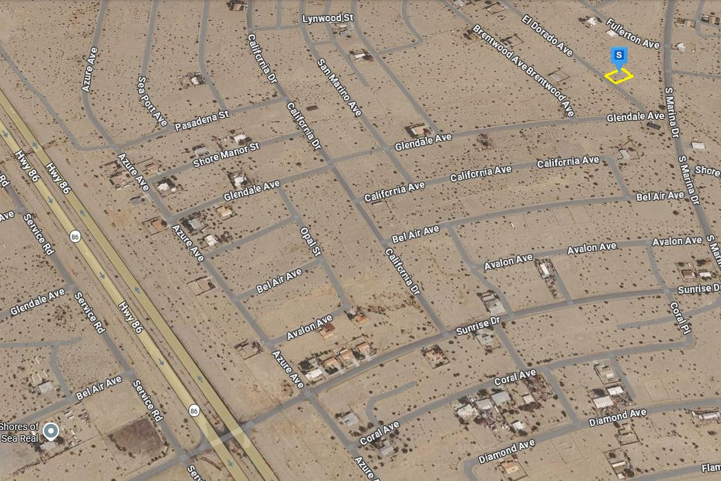 0.23 Acre Salton City, Imperial County, CA (Power & Paved Road)