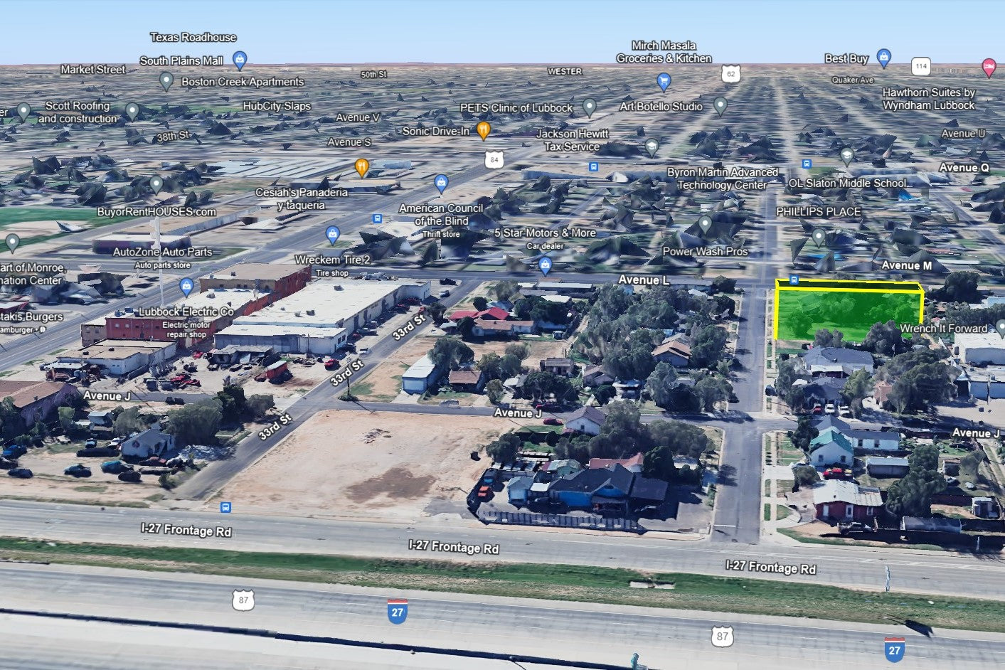 0.15 Acre Lubbock, Lubbock County, TX (Commercial Lot, Power, Water, & Paved Road)