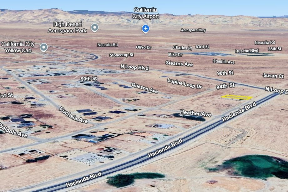 0.29 Acre California City, Kern County, CA (Power, Water, & Paved Road)