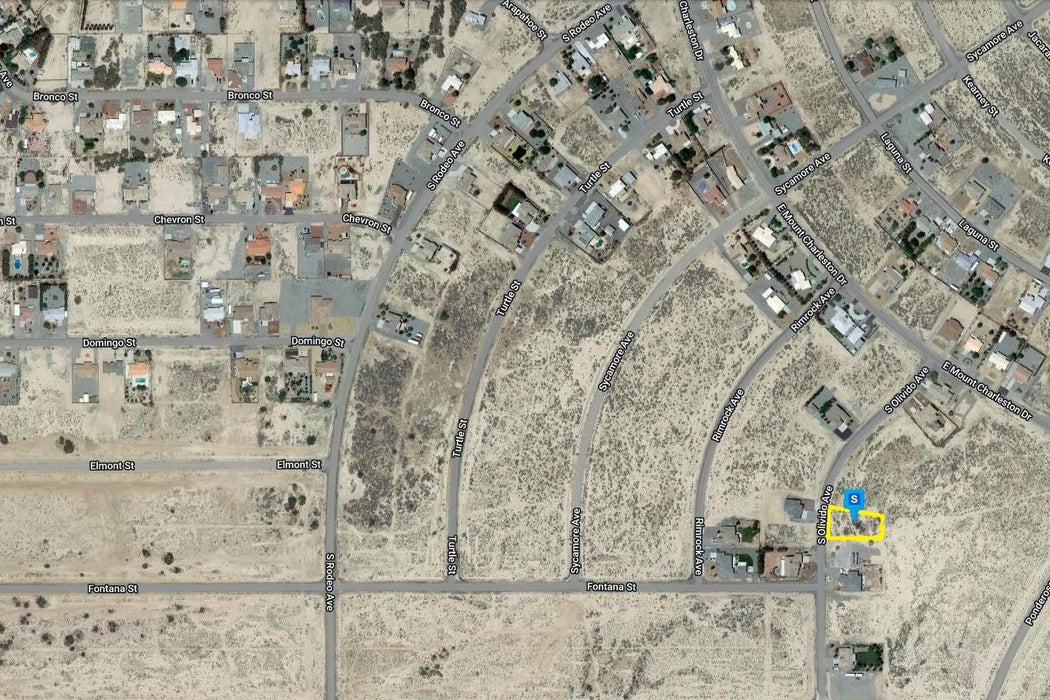 0.46 Acre Pahrump, Nye County, NV (Power & Paved Road)