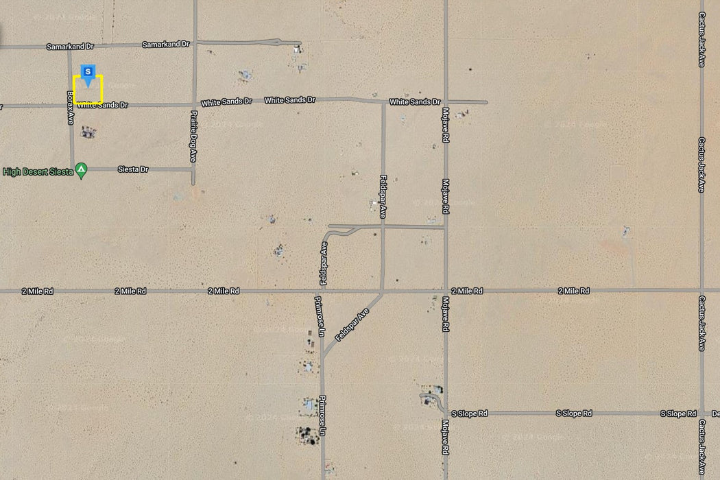 2.19 Acres Twentynine Palms, San Bernardino, County CA