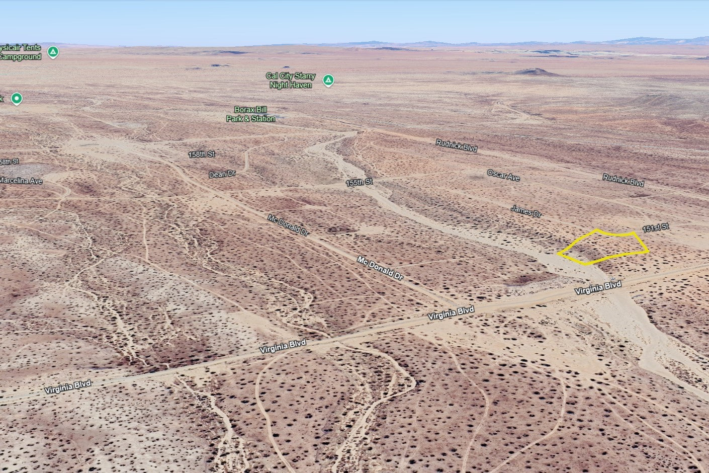 3.58 Acres California City, Kern County, CA