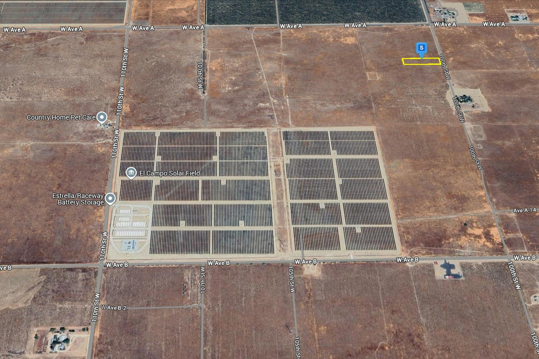 2.31 Acres Lancaster, Los Angeles County, CA (Power)