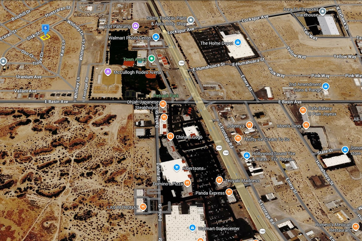 0.13 Acre Pahrump, Nye County, NV (Power)