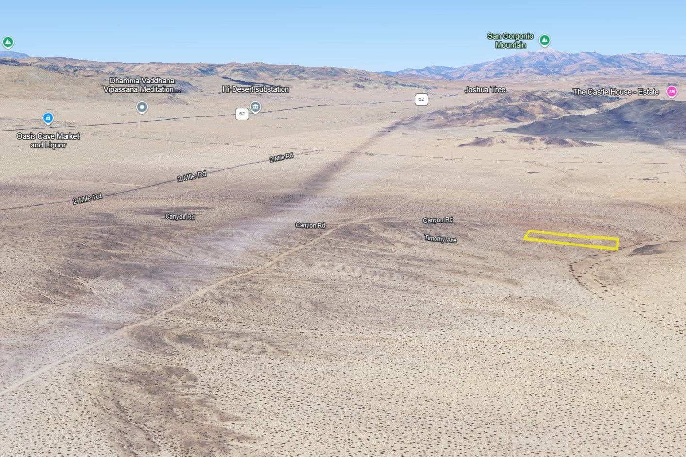 5 Acres Twentynine Palms, San Bernardino County, CA