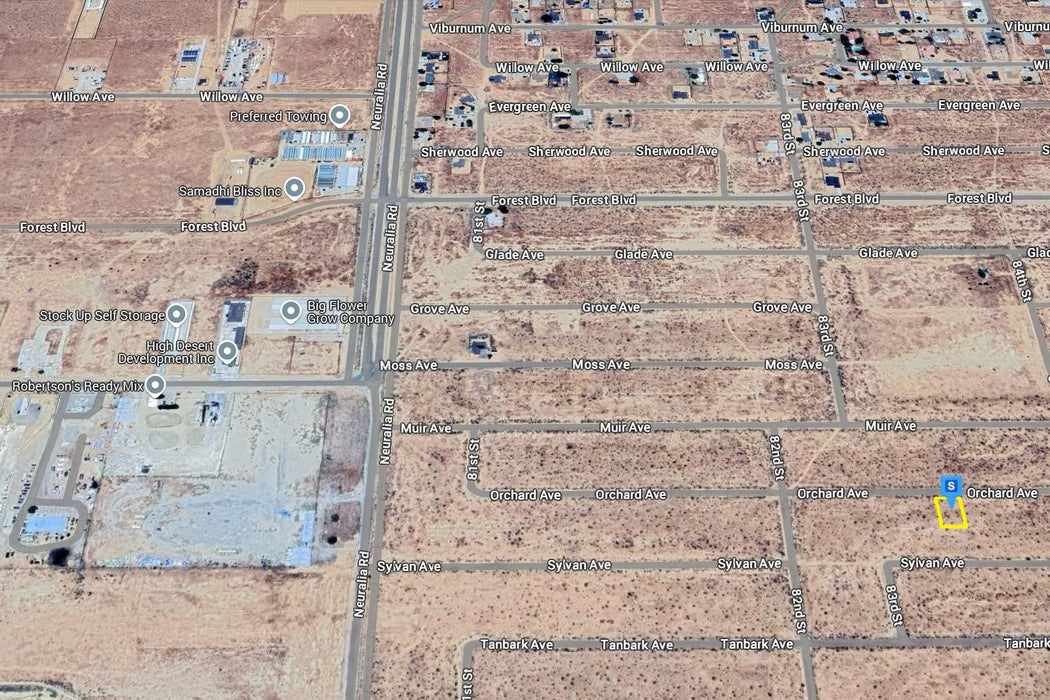 0.22 Acre California City, Kern County, CA (Water)