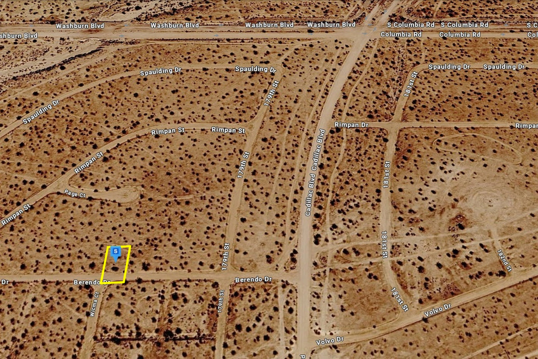0.18 Acre California City, Kern County, CA